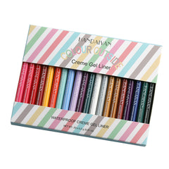 Hot New Product 20-Color Fast-Drying Waterproof Smudge-Proof Colored Eyeliner Gel Pen Set