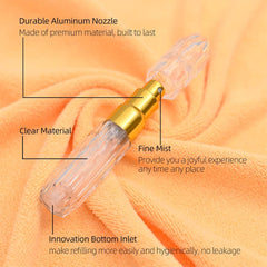 3PCS 5ML Clear Atomizer Perfume Bottle