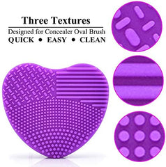 Oval Nose Contour Brushes Set Beauty Sponge Blender with Cleaner - Dolovemk Beauty