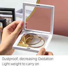 Dolovemk 10 Pieces 3D Floating Frame Display Holder Stands for Medallions, 4.3