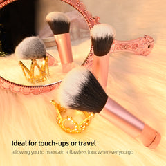 Mini Makeup Brush (Blusher Brush + Contour Brush)