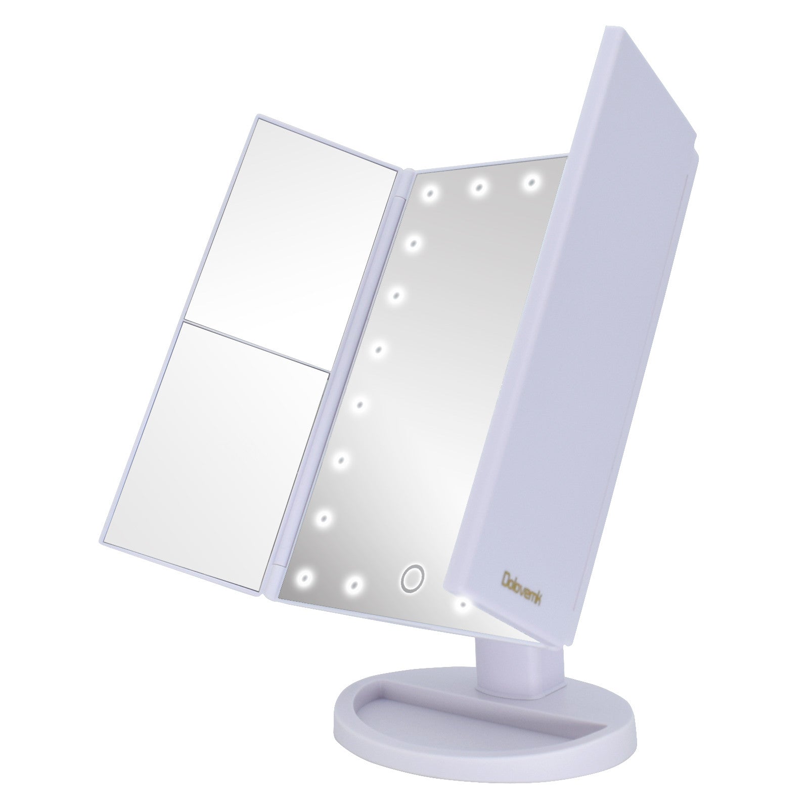 Magnifying Lighted Mirror White Dolovemk Beauty