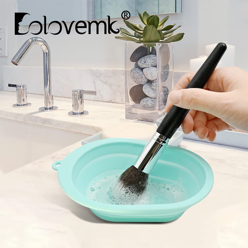 Sink Top Foldable Sink Cover, Silicone Beauty Makeup Brush