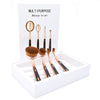 Oval 4 Brushes Set - Dolovemk Beauty