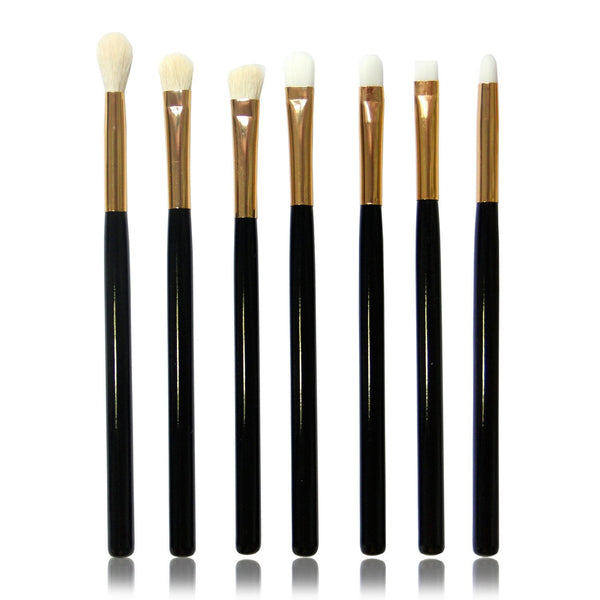 Set of 7, Eyeshadow Makeup Brushes - Dolovemk Beauty