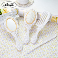 Cosmetic Hair Combs Brush + Mirror | Set of 5 - Dolovemk Beauty